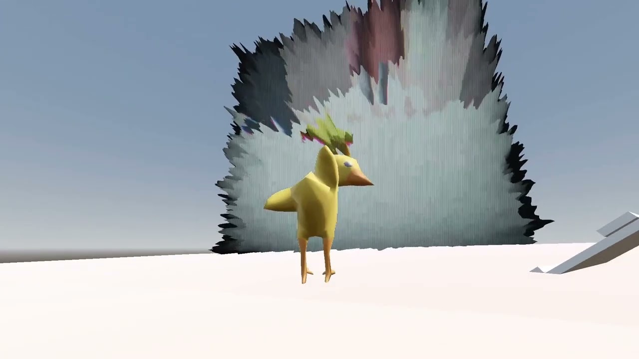 Demonstration of Vertex displacement Godot