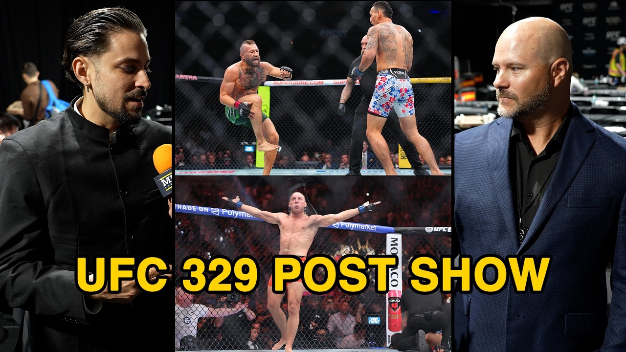 REACTION To Conor McGregor's DISASTROUS Injury, Paddy Pimblett Stealing Show | UFC 329 Post Show