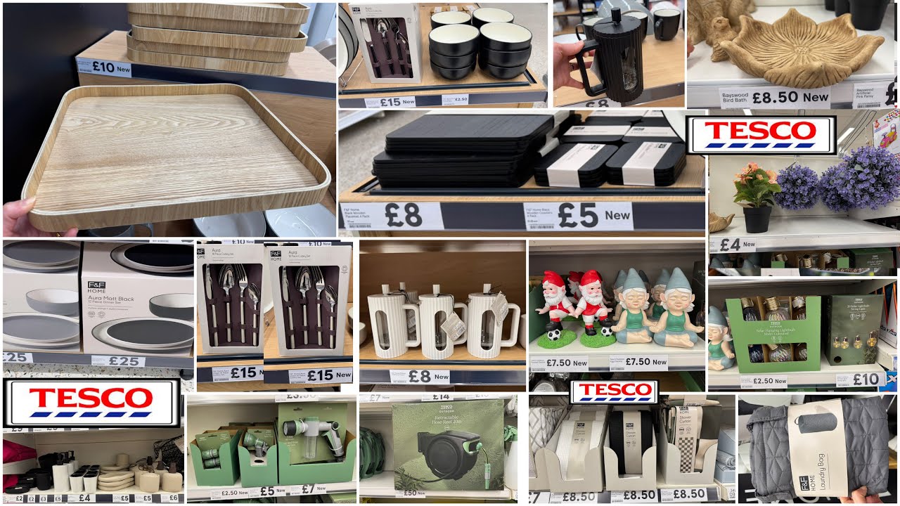 ♦️TESCO♦️НОВАЯ коллекция СТОЛОВОЙ ПОСУДЫ, САДОВОГО ДЕКОРА, АКСЕССУАРОВ ДЛЯ ВАННОЙ КОМНАТЫ, ГОРШКО...