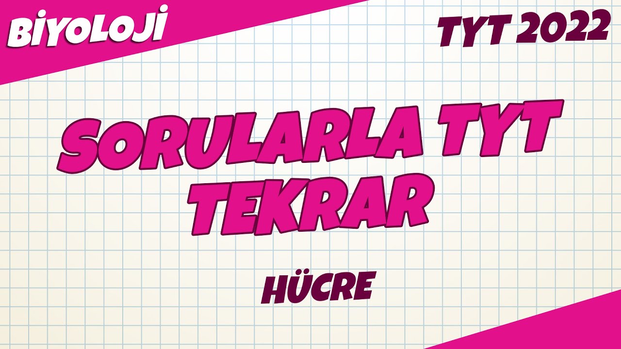 Hücre Sorularla TYT Tekrar 2 | Biyoloji 2022 #hedefekoş
