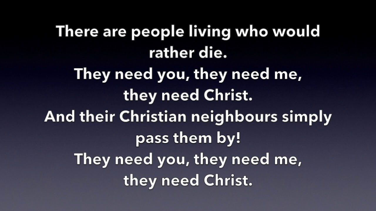 935   They need Christ