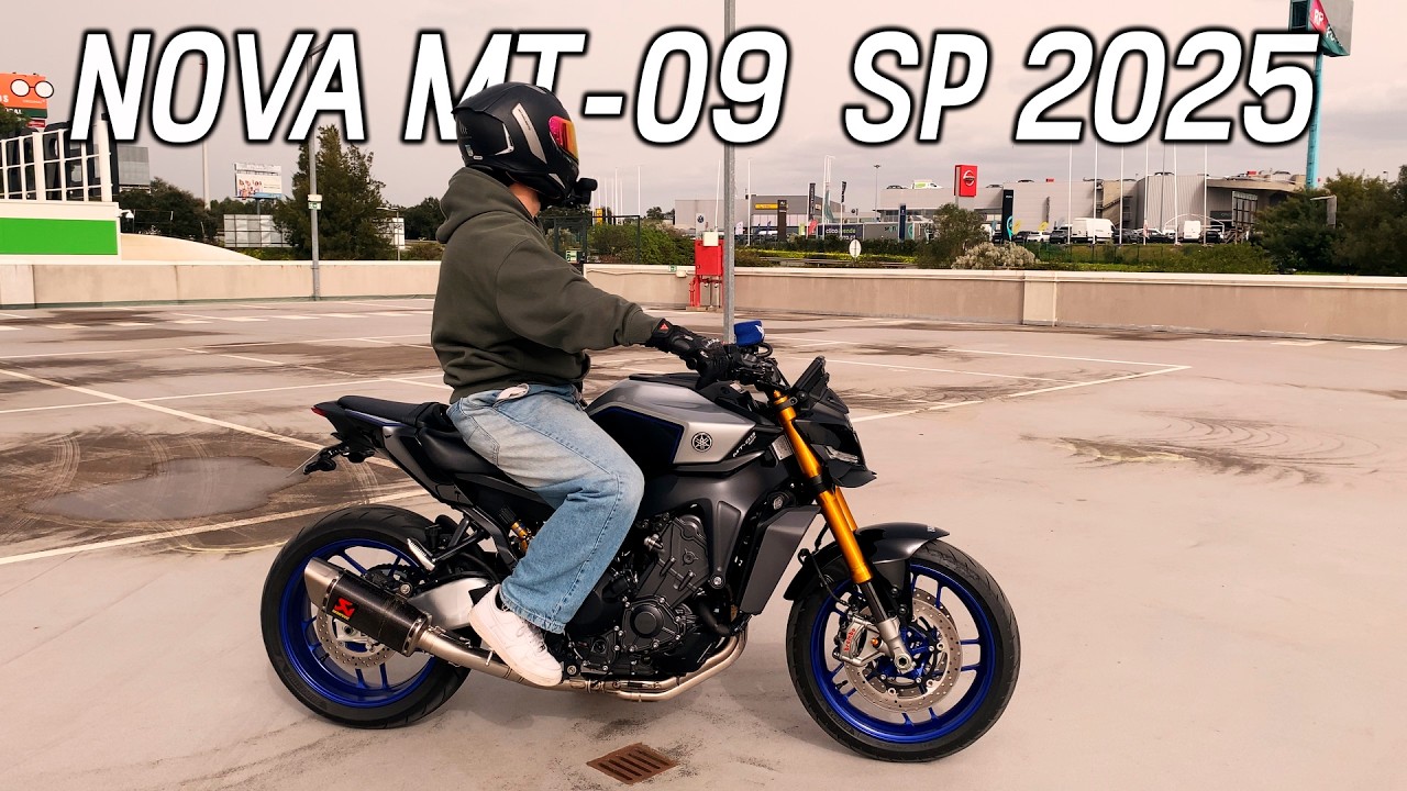Primeira Volta na NOVA YAMAHA MT09 SP 2025!