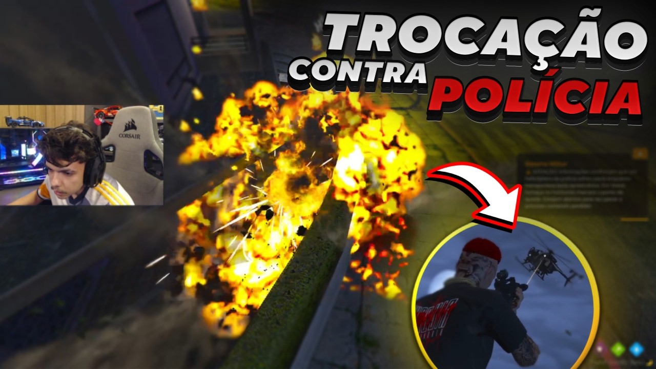BK AMASSANDO | TRETA E TROCAÇÃO CONTRA POLÍCIA | HYPE RP | GTA RP |   🇹🇷