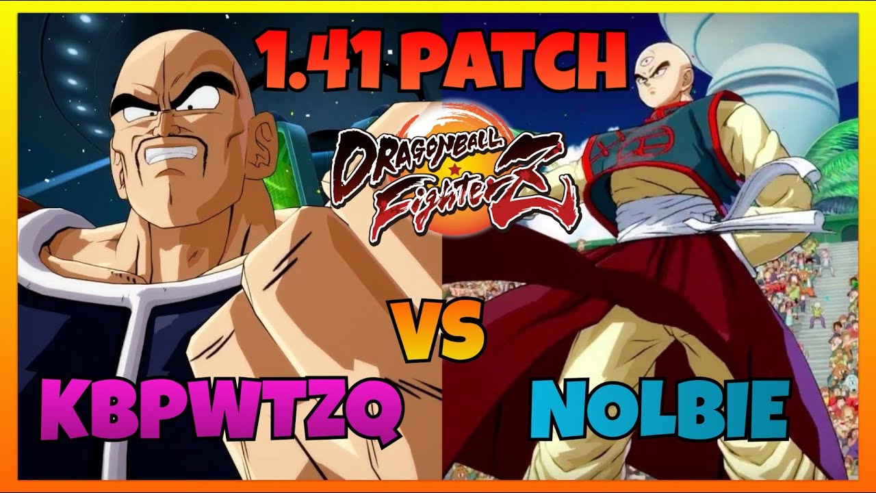 DBFZ 1.41 - KBPWTZQ vs NOLBIE gameplays (Videl, Ginyu, Nappa vs Tenshinhan, Frieza, Android 21)