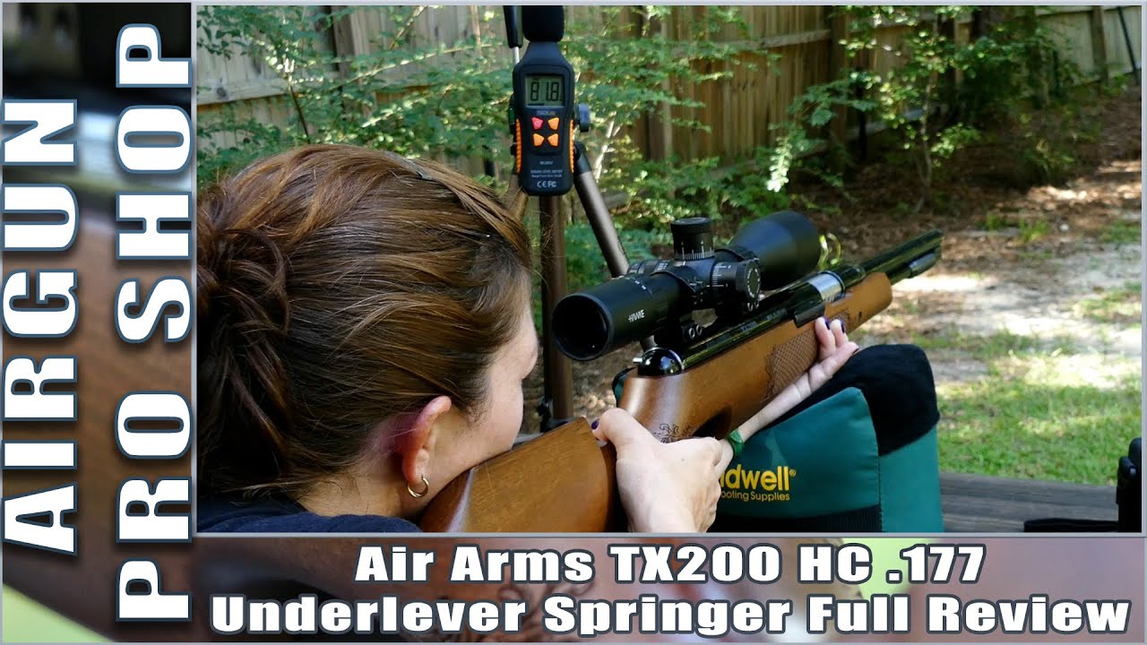 ОБЗОР ПНЕВМАТИЧЕСКОГО ОРУЖИЯ – Air Arms TX200 HC .177 Underlever Springer – Мой первый взгляд на ...