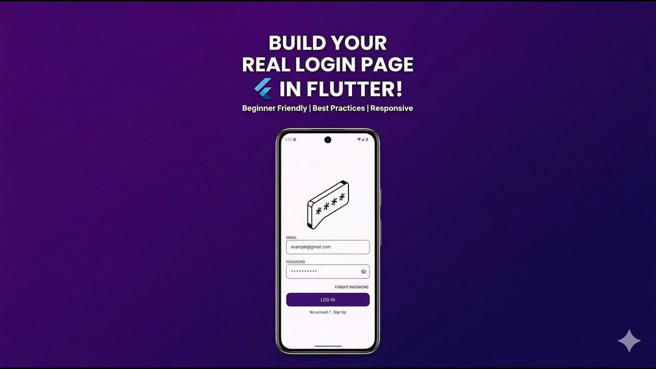 Flutter | Building Login Page the RIGHT Way (Beginner Friendly) | Calm Coding.