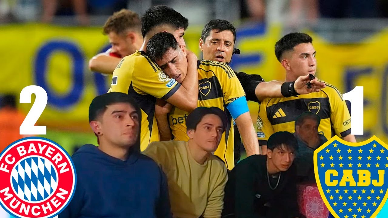 BOCA JUNIORS VS BAYERN MUNICH - REACCION (IRREPROCHABLE)
