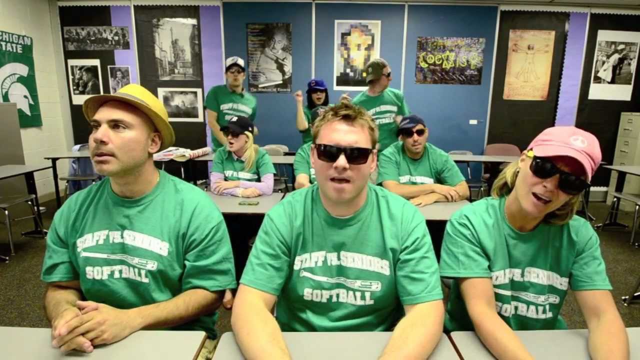 Call Me Maybe Cover by Novi Teachers vs. Seniors Softball Game Promo Video