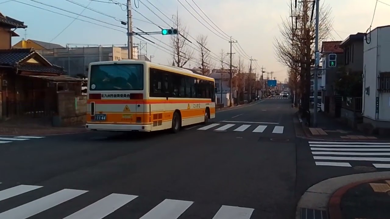 週末の北九州市営🈺バス朝運行二島方面こいけ２1144