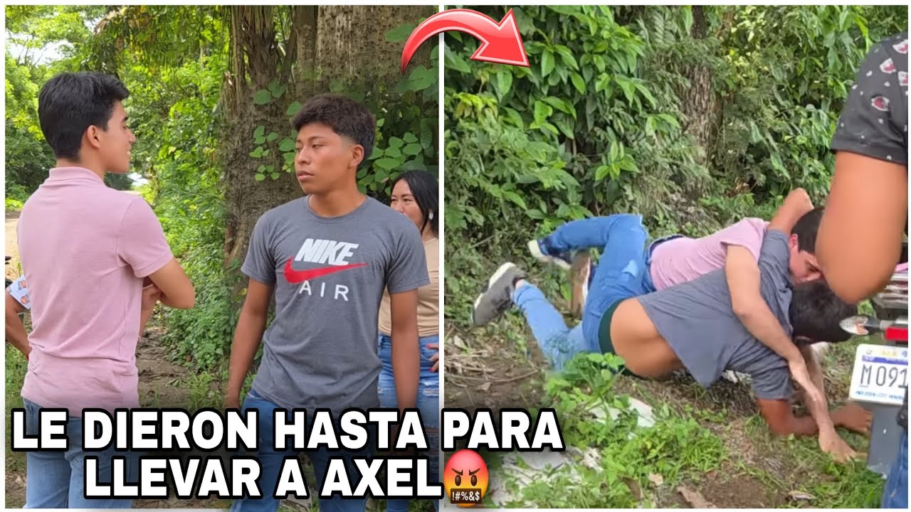 Tremendo Agarron Axel ni las Manos Met!o hoy si encontro a su Padre en la Calle