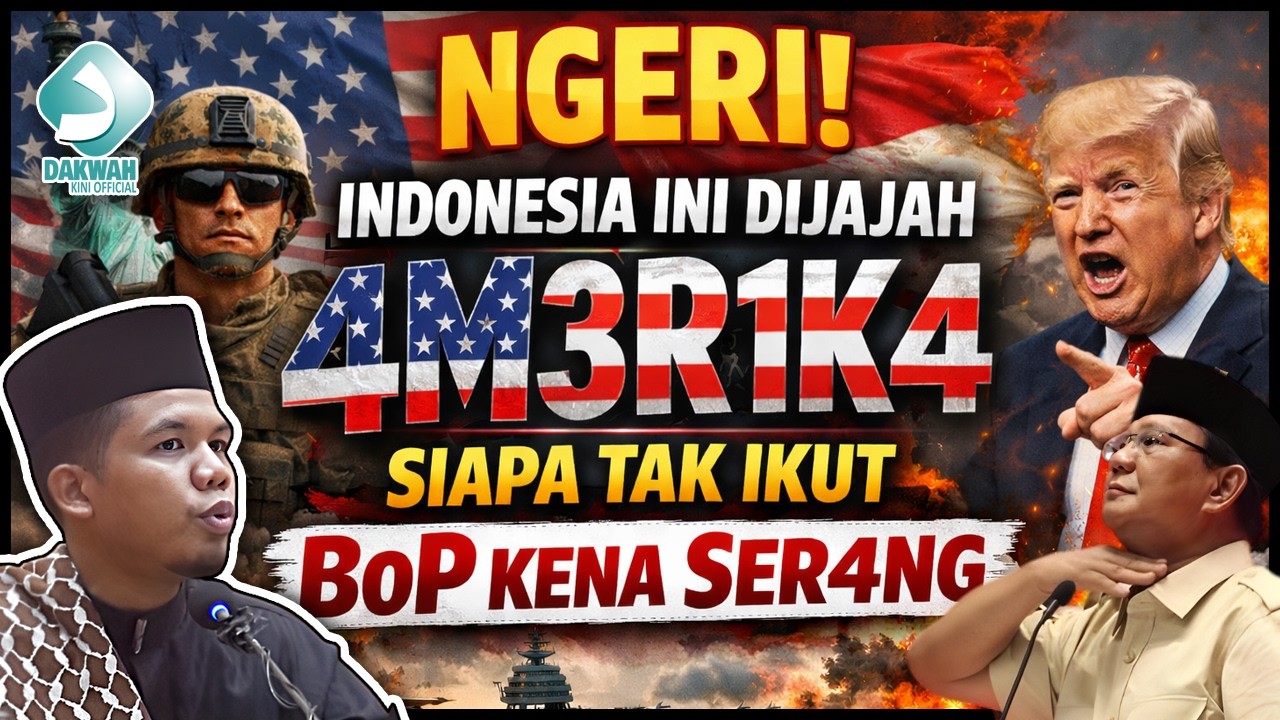 NGERI! Indonesia Ini Dijajah 4M3R1K4 Siapa Tak Ikut BoP Kena Ser4ng | Ustadz Wandi Bustami Lc MA