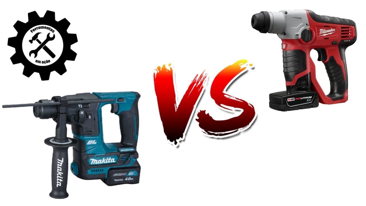 Marteletes a Bateria 12V - Makita HR166 VS MILWAUKEE M12