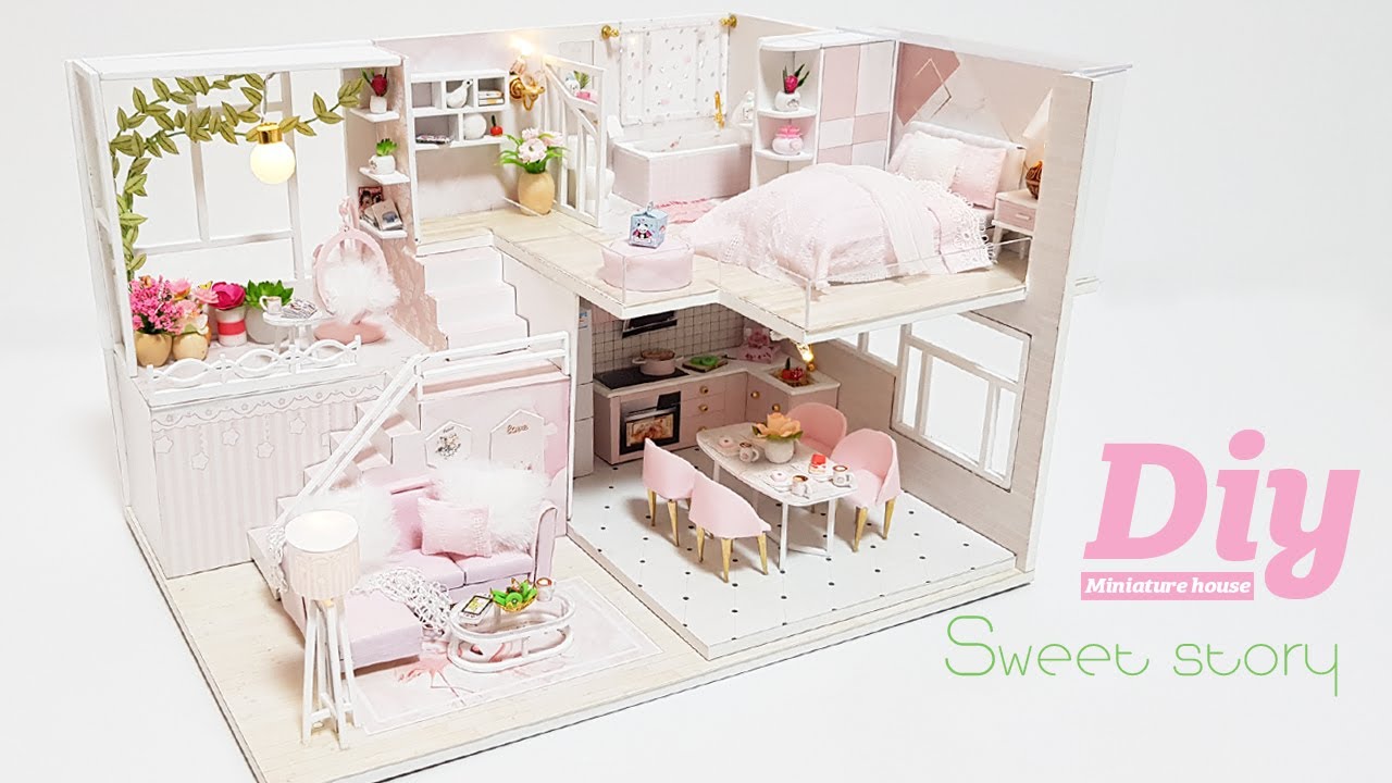 DIY Miniature Dollhouse KitㅣSweet story ㅣ스윗스토리ㅣ미니어쳐하우스ㅣ박소소(soso miniature)