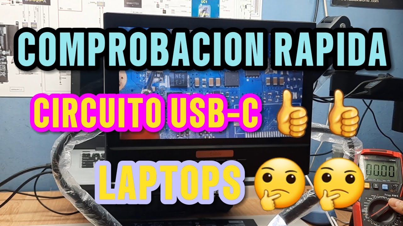 📣 Alimentacion USB-C comprobacion rapida de los circuitos - practica # 1 💥