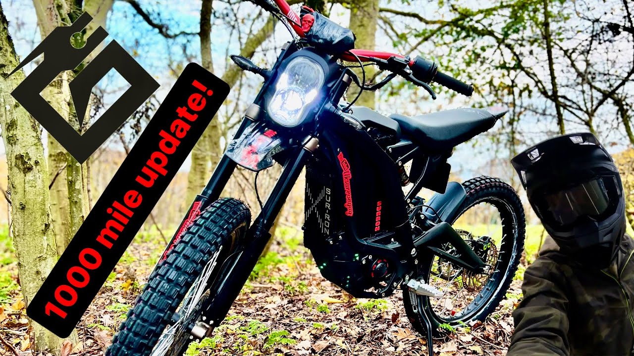 Surron 1000 mile update! Fresh tires! 🙌