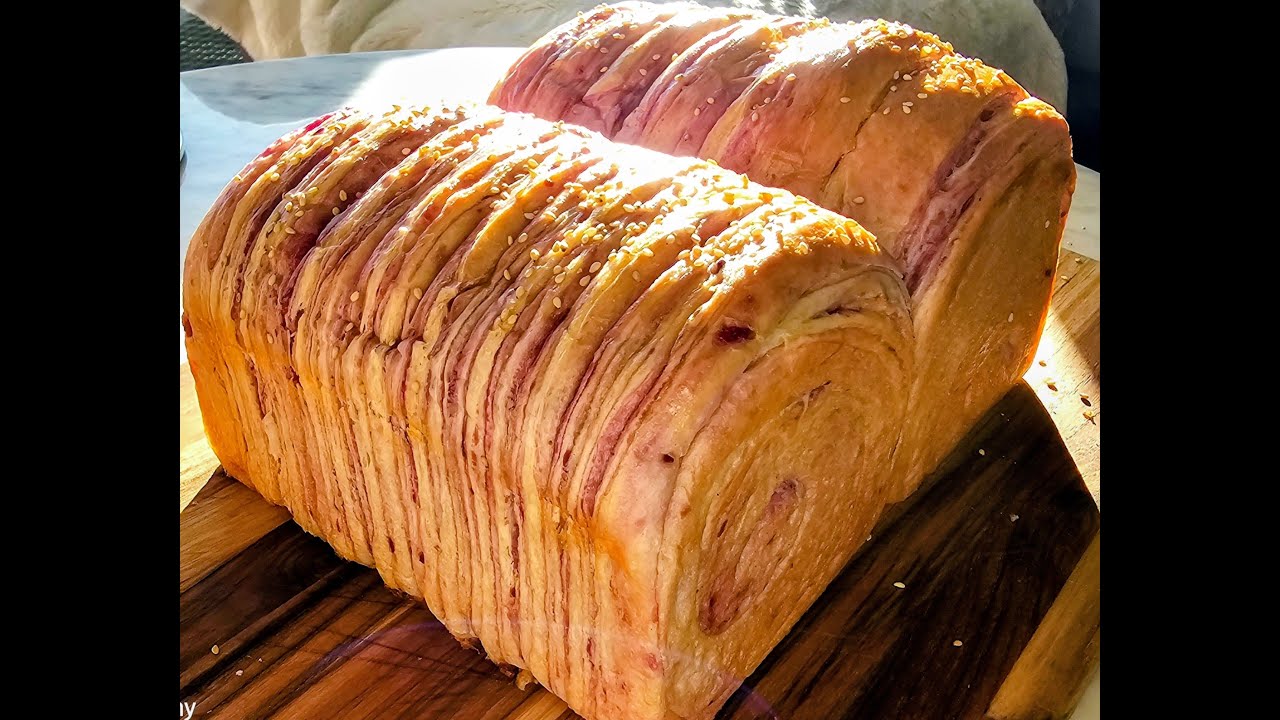I DON'T BUY BREAD ANYMORE! PURPLE YAM MILK BREAD | CONDENSED MILK PURPLE YAM FILLING