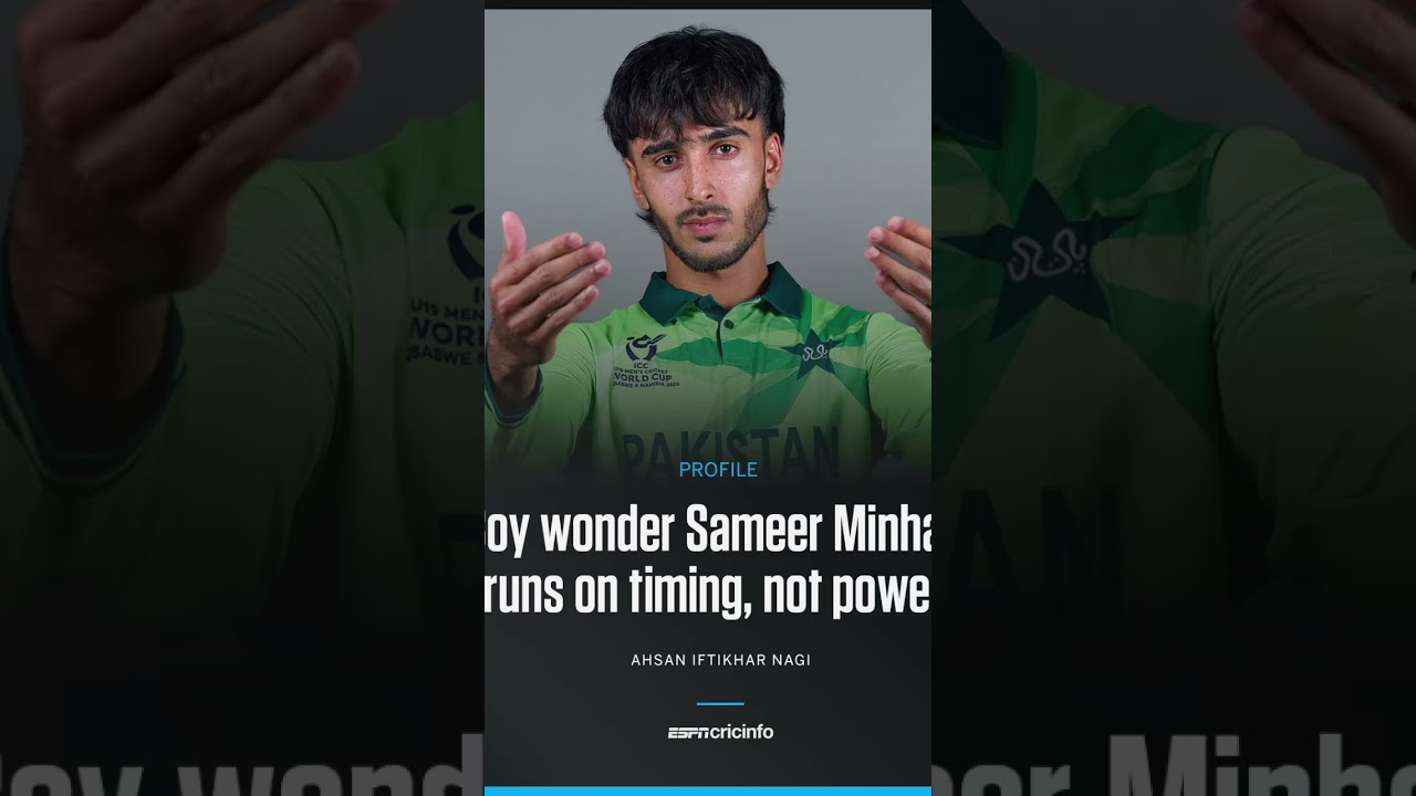 Boy Wonder Sameer Minhas: Pakistan's U-19 Batting Sensation | Runs on Timing, Not Power 