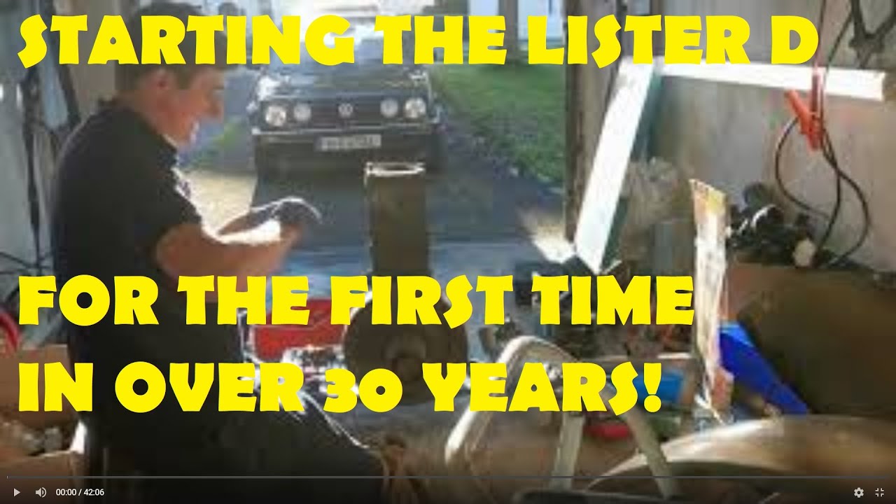 FIRST RUN IN OVER 30 YEARS! - Lister D resto Part 6