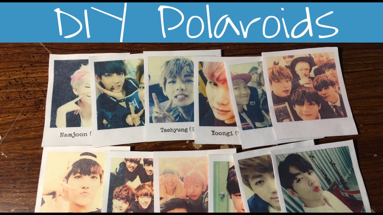 DIY Polaroid (KPOP)