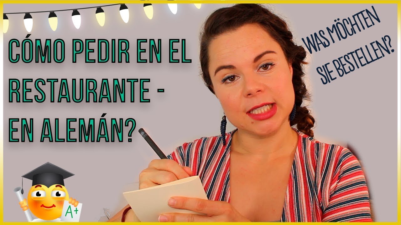Aprender ALEMÁN –Cómo pedir en el restaurante🍴🍛(Diálogo de comprensión auditiva) - [Alemán BÁSICO]