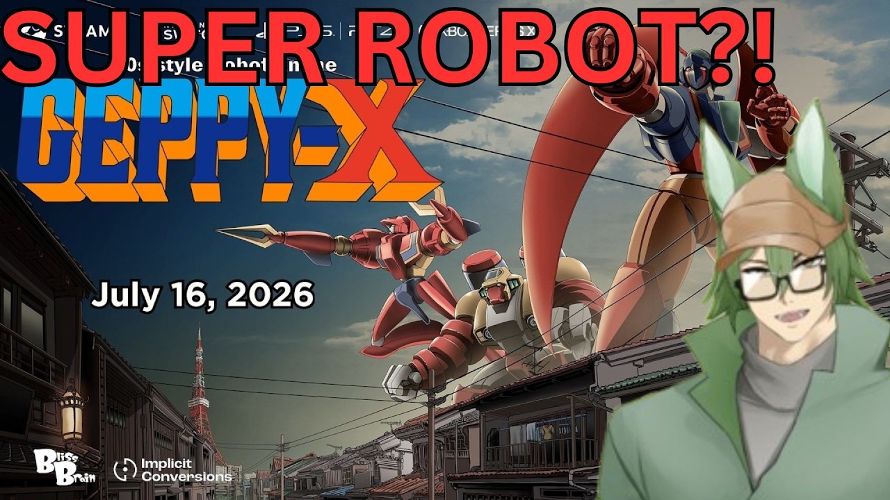 Vtubers React to 70s-style Robot Anime Geppy-X - Announce Trailer