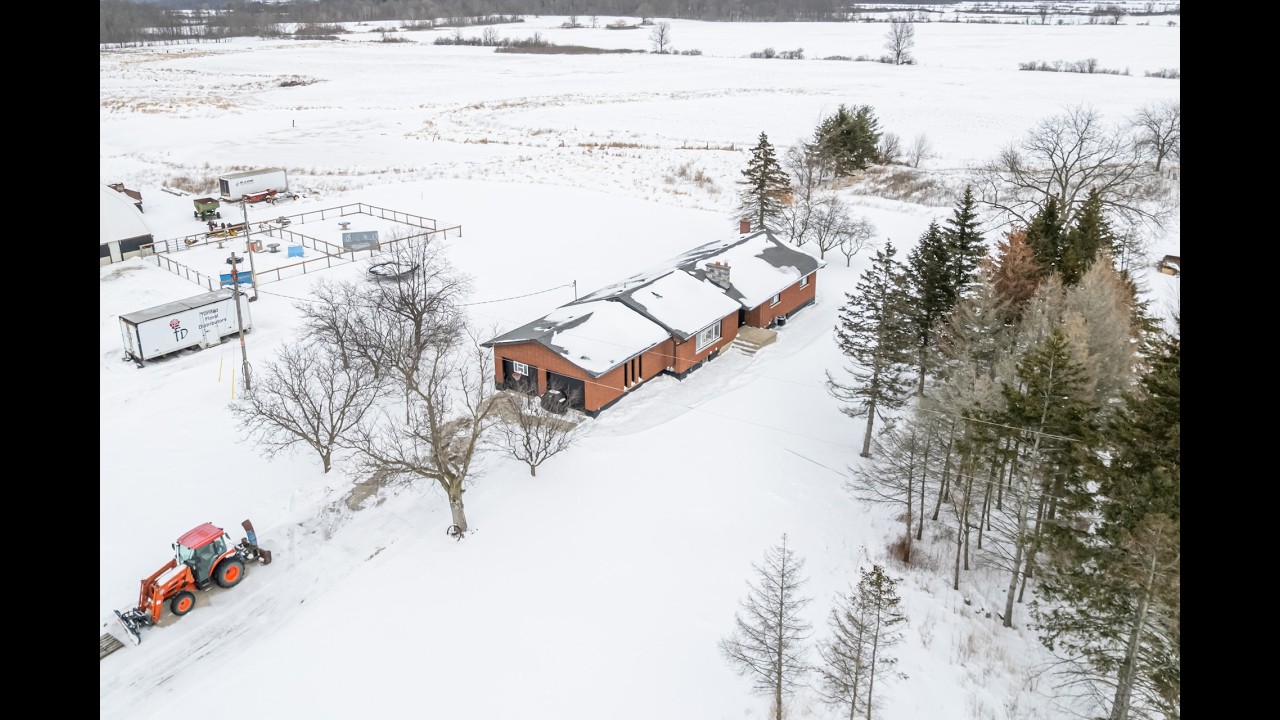 6128 Highway 3, Canfield | 107-Acre Country Estate with Renovated Bungalow and Outbuildings