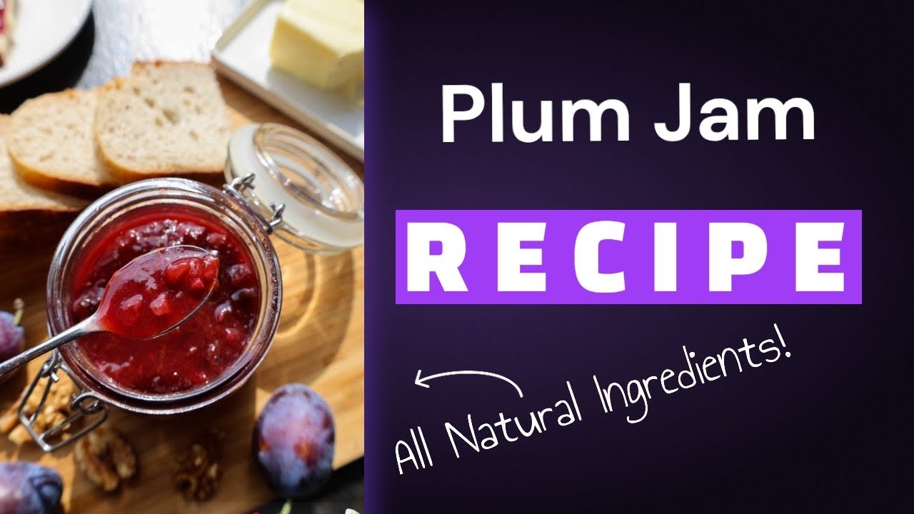 How to Make Plum Jam with Walnuts + Trick to Retain Vibrant Fruit Colour