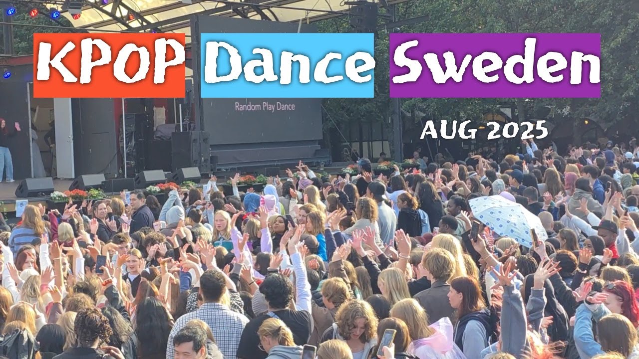 KPOP Dance in Stockholm Aug 2025 스웨덴