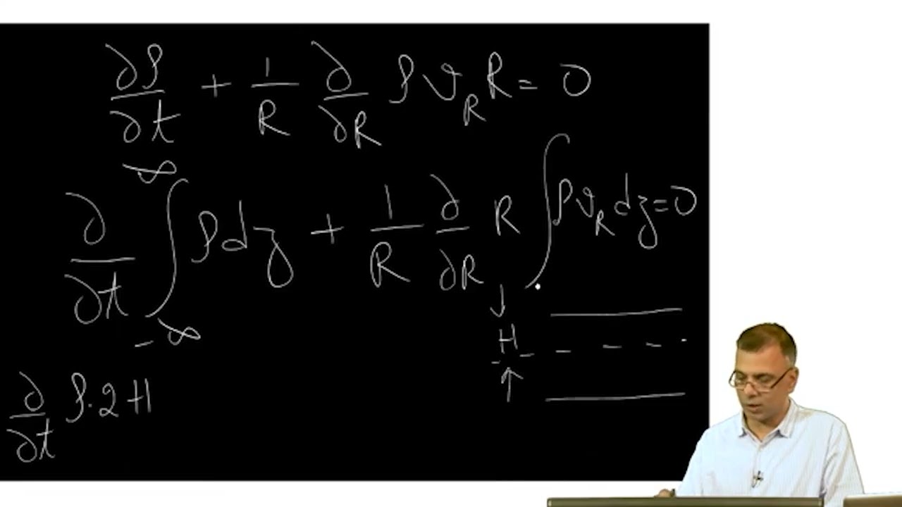 Disk accretion : Mass conservation and vertical hydrostatic equilibrium #swayamprabha