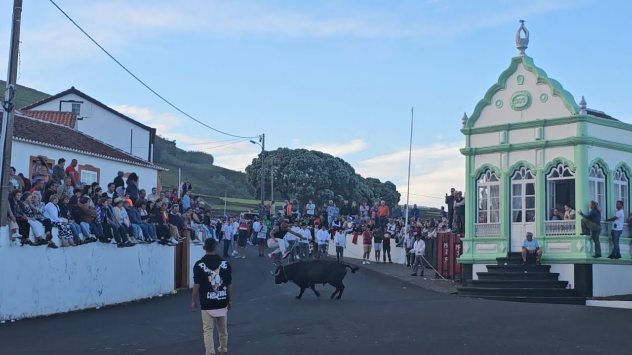 Ilha Terceira Açores, 01-06-24 Tourada a corda Porto Martins MR.
