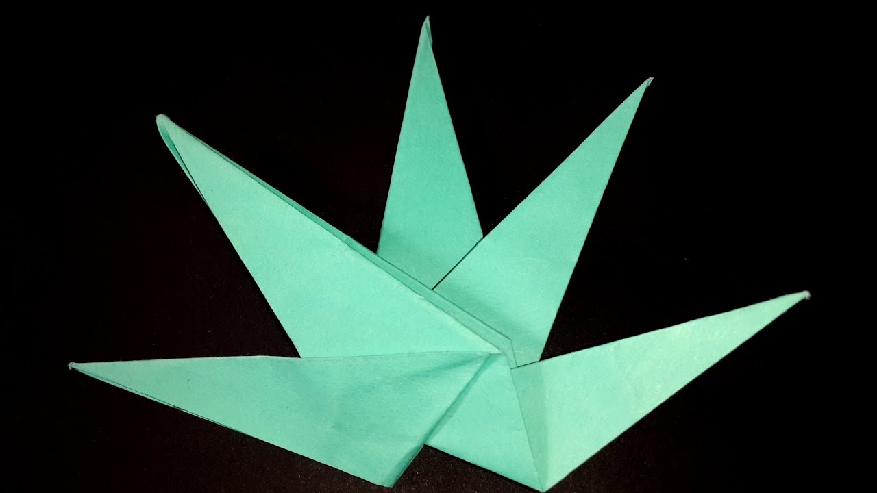 How to Make a Paper Marijuana- Origami Tutorial