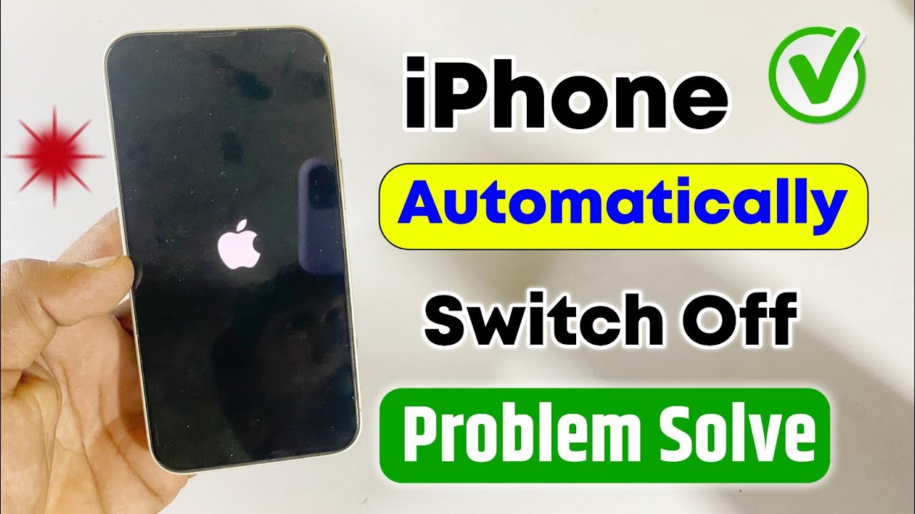 How to fix iphone automatically switch on off problem | iphone automatically switch off problem