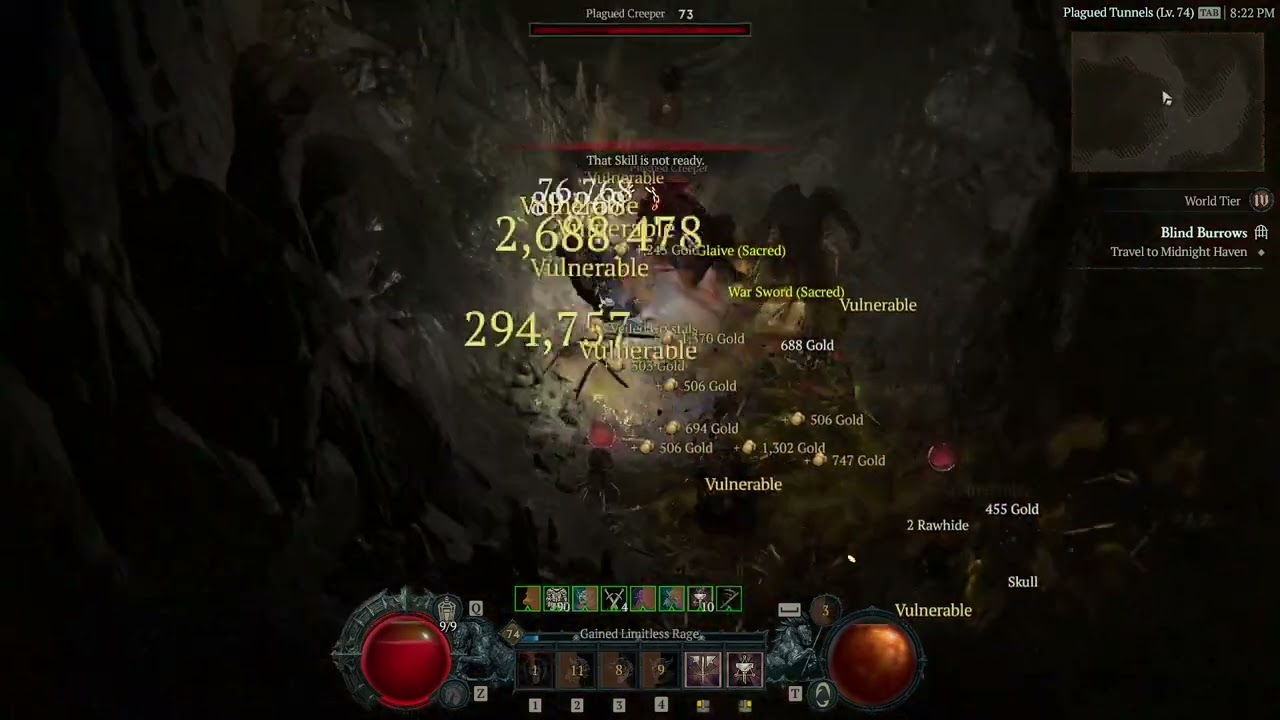 D4 HC Barb HOTA running