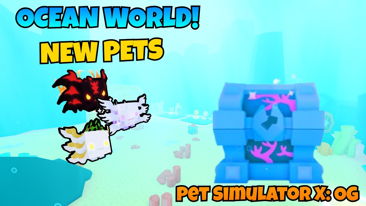 🌊UNLOCKING THE NEW *AXOLOTL OCEAN WORLD* IN PET SIMULATOR X: OG