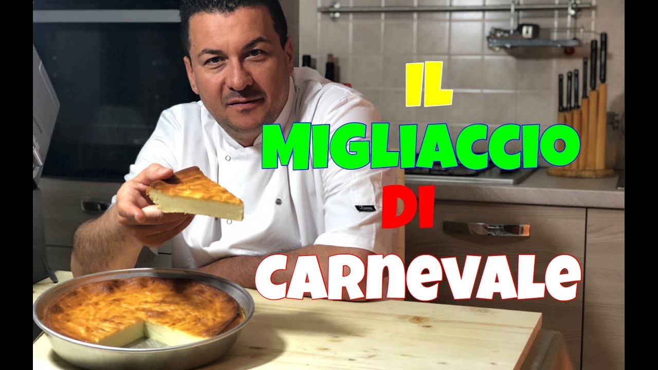 IL MIGLIACCIO DI CARNEVALE, RICETTA CLASSICA ANTICA. SEMPLICE, ECONOMICO E SAPORITO..