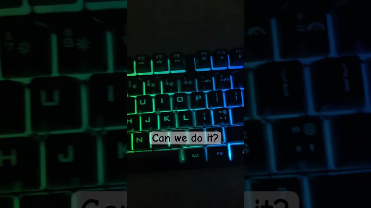 Can we do it? 