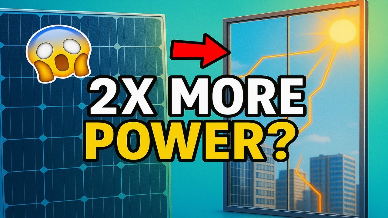 This NEW Solar Panel Window Hits Record Efficiency &mdash; A Game Changer!