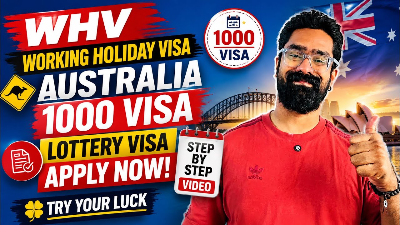 Australia 1000 Visa Ballots Open! Step by Step Video !Apply Now! Jun 4 to 25 Australia Malayalam 