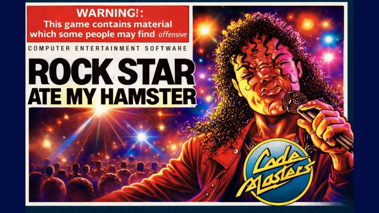 Rock Star Ate My Hamster - Commodore 64 Codemasters 1989