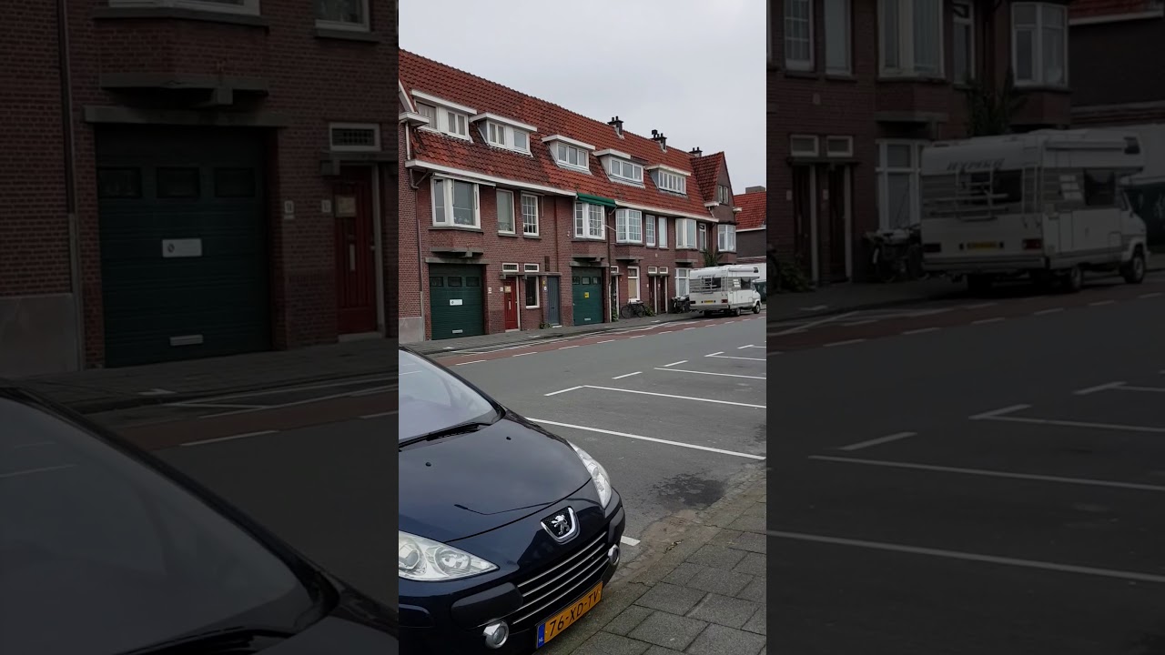 Scheveningen. Schokkerweg van Zeesluisweg naar Westduinweg.