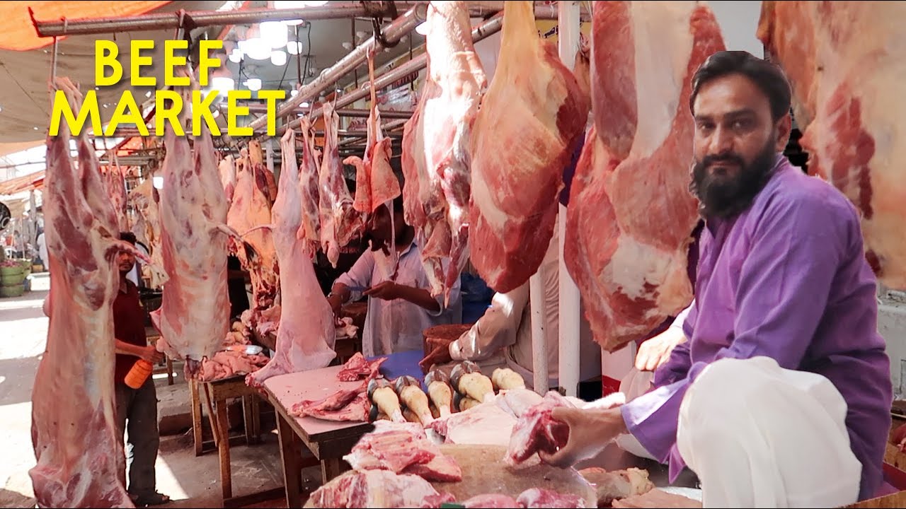 Amazing Beef Cutting Skill | Karachi Meat Market.