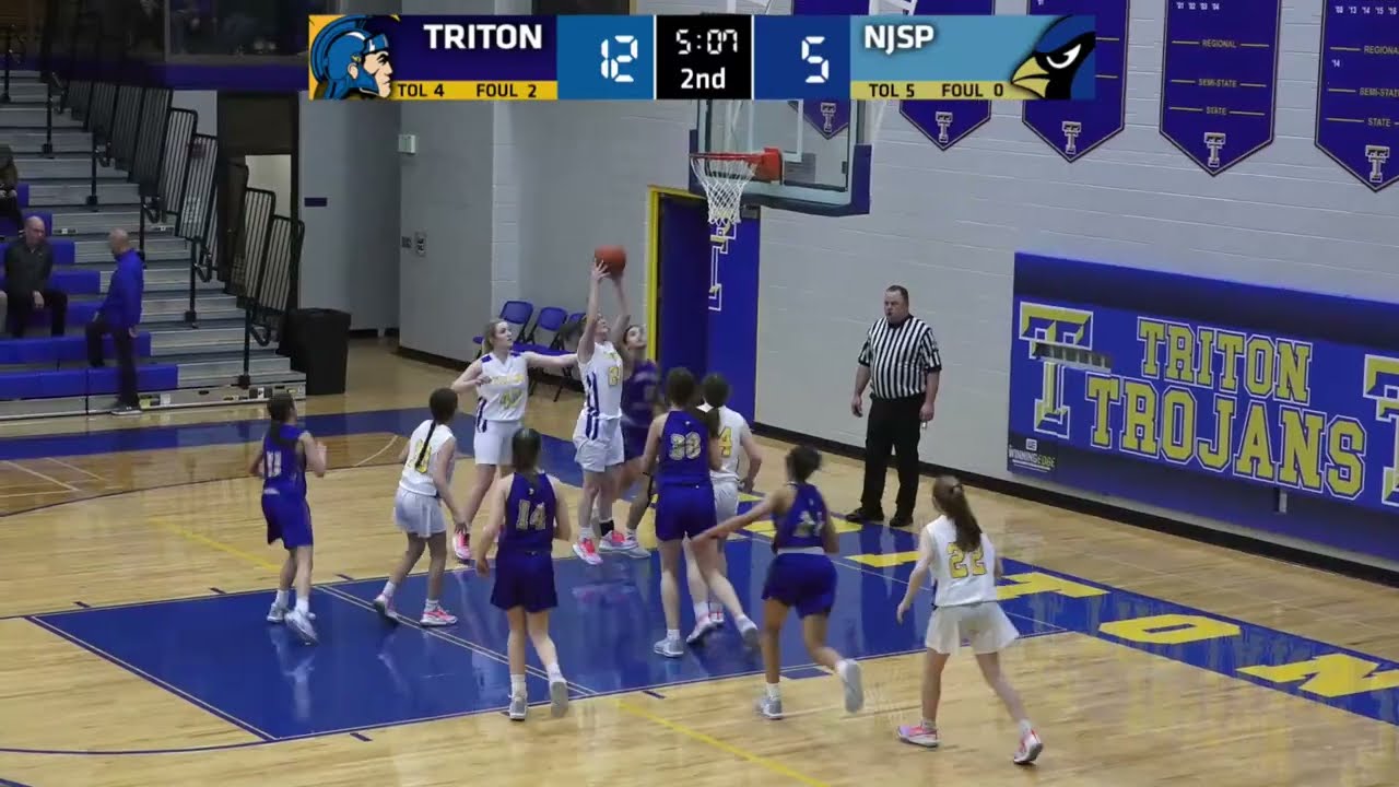 North Judson at Triton - JV Girls High School HNAC Basketball 🏀 1-27-2023 Season Finale