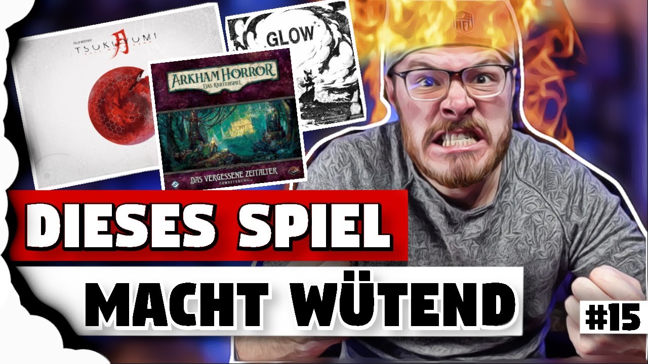 Gespielt | Eine richtige Hassliebe! 🐙 Tsukuyumi, Arkham Horror das vergessene Zeitalter, Glow | #15