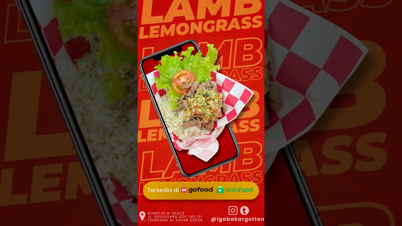 “Yang bilang daging  kambing bau, belum ketemu Lamb Lemongrass ini 😌Auto nambah nasi 🍚”  