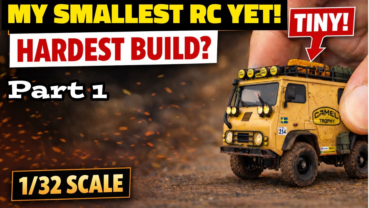 Smallest RC I've built - OH32V01 KIT - Orlandoo Hunter PT1