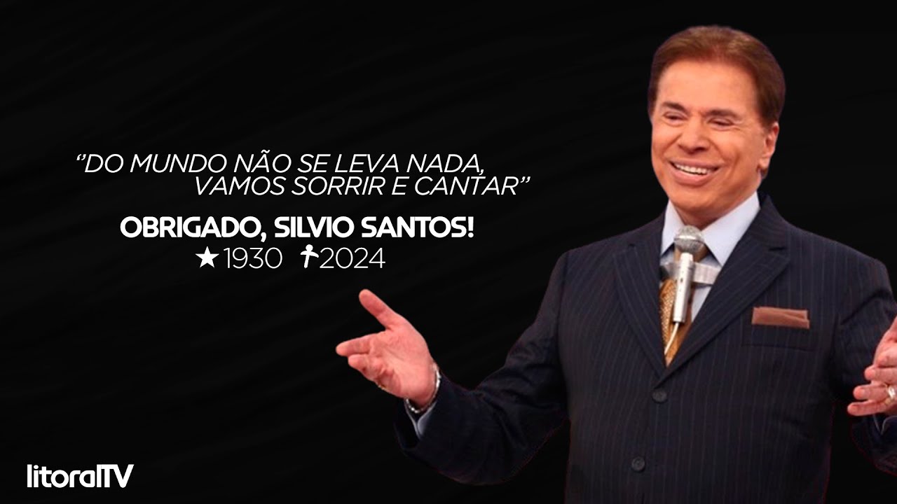 OBRIGADO, SILVIO SANTOS! 🖤
