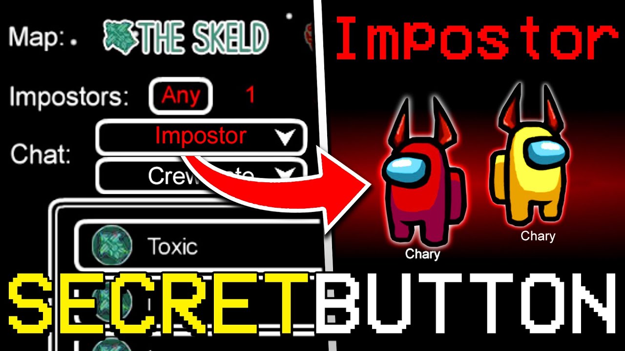 SECRET BUTTON TO GET IMPOSTER EVERY TIME IN AMONG US! (iOS/ANDROID/PC)