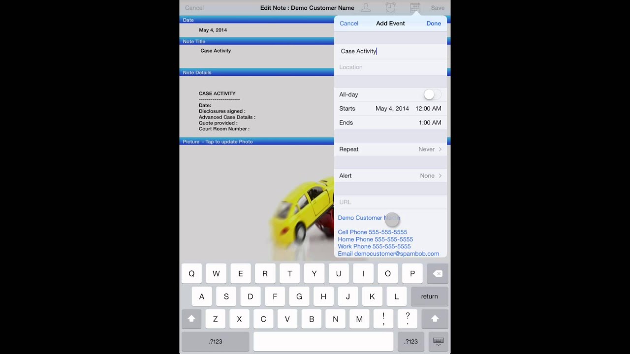 Lawyer ON GO - Add Appointment