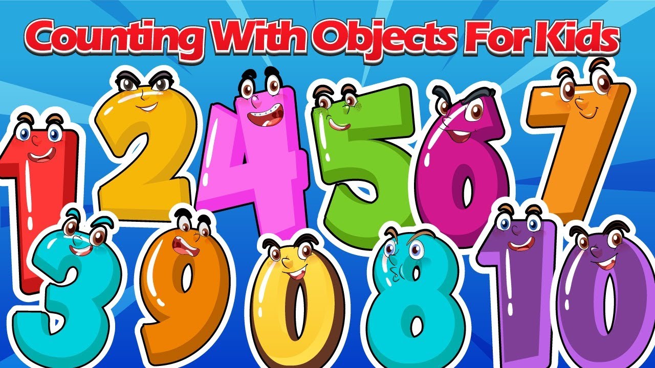 Счёт с помощью предметов для детей | #счётдлядетей #числадлядетей #веселье #образование #обучение