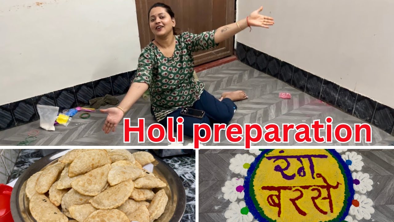 Holi Preparation ❤️ #viral #holi #trending #youtube 